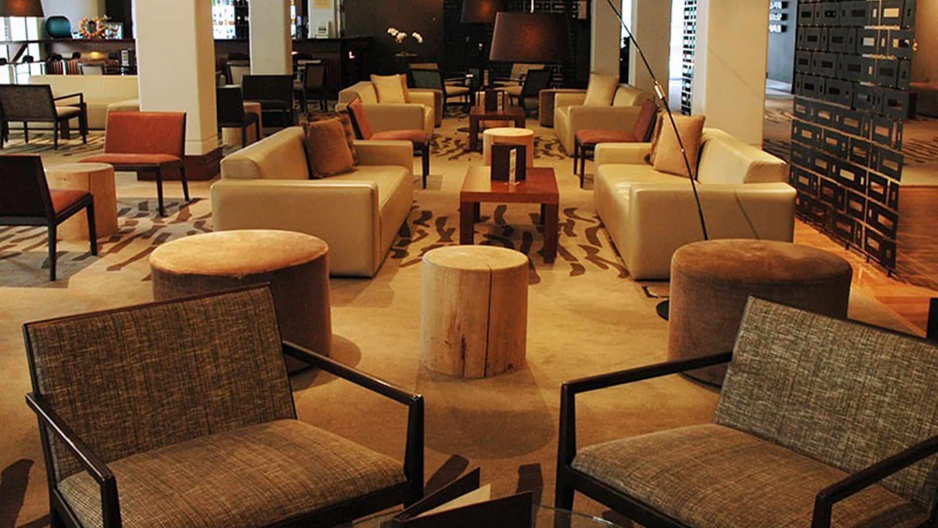 Heritage hotel in Auckland bar design with lounge seating